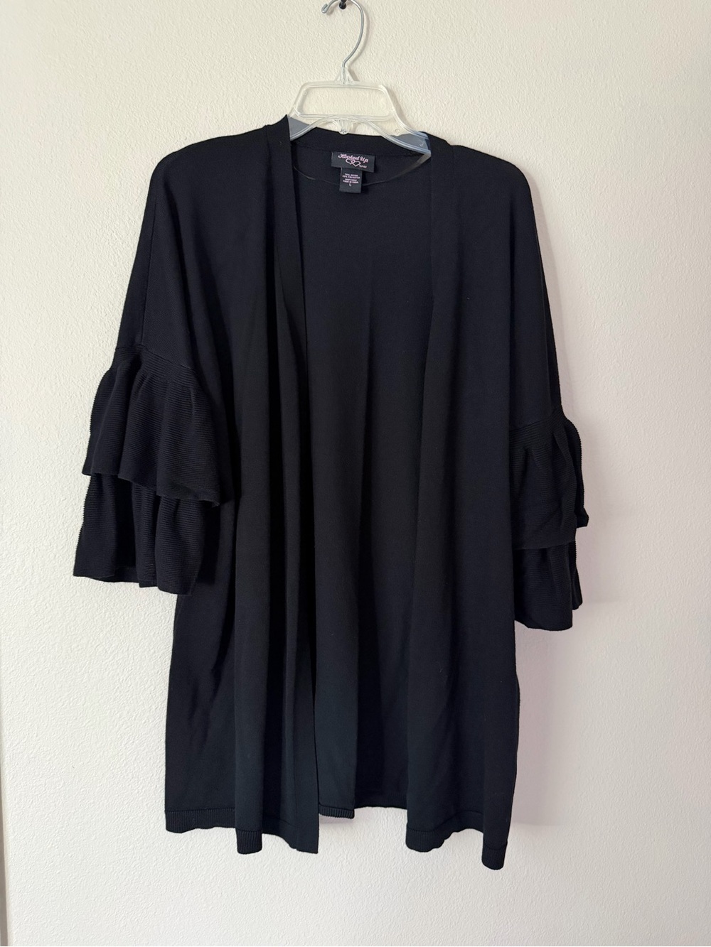 Hooked Up Open Cardigan L